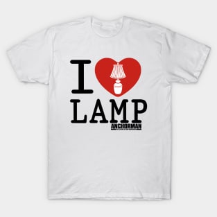 Anchorman I Heart Lamp Icon T-Shirt